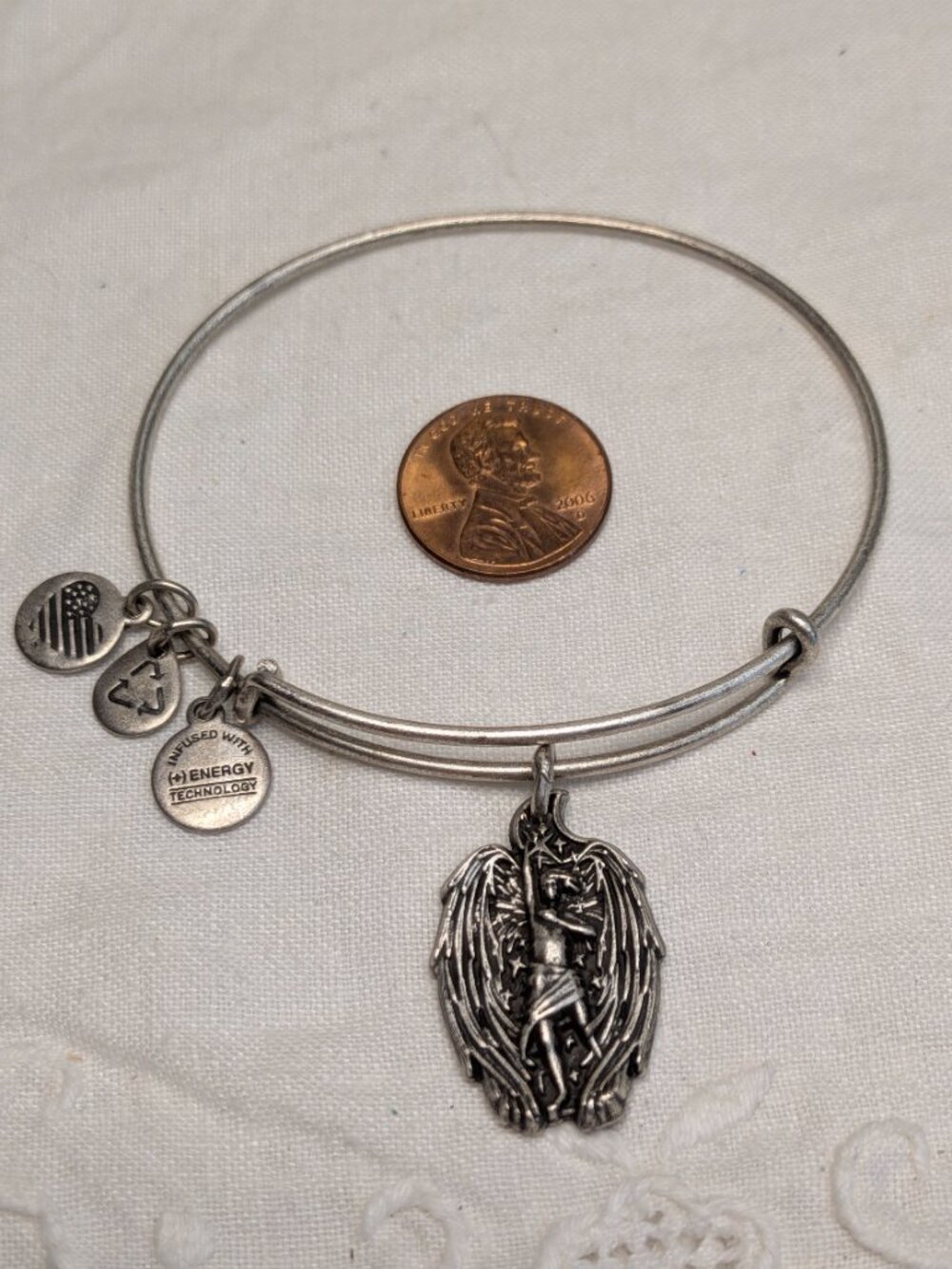 Alex and Ani “Guardian of Strength” Charm Bangle